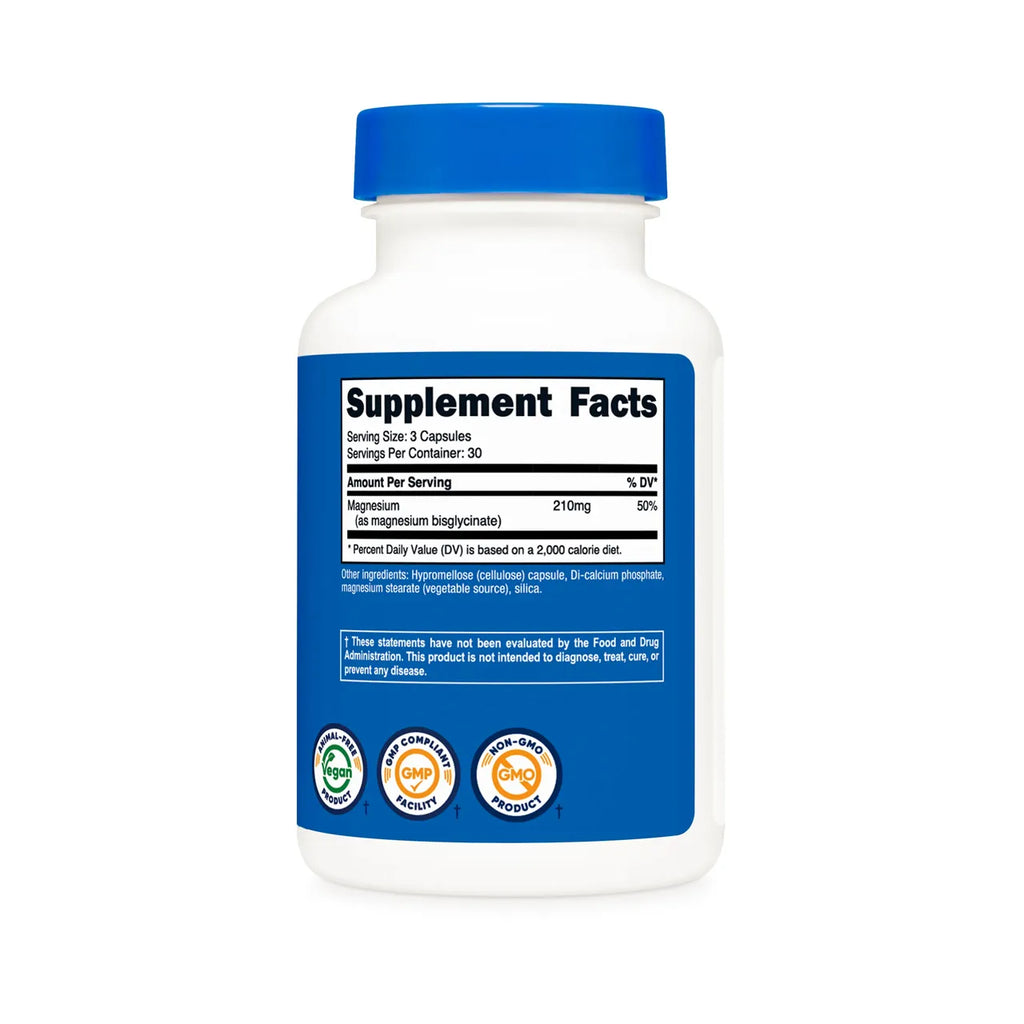 Magnesium Glycinate 210 mg 90 Capsules