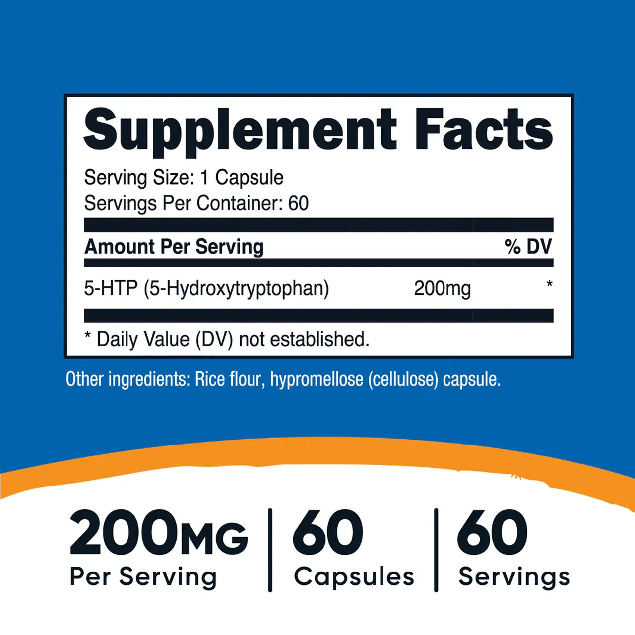 5-HTP 200 mg 60 Capsules