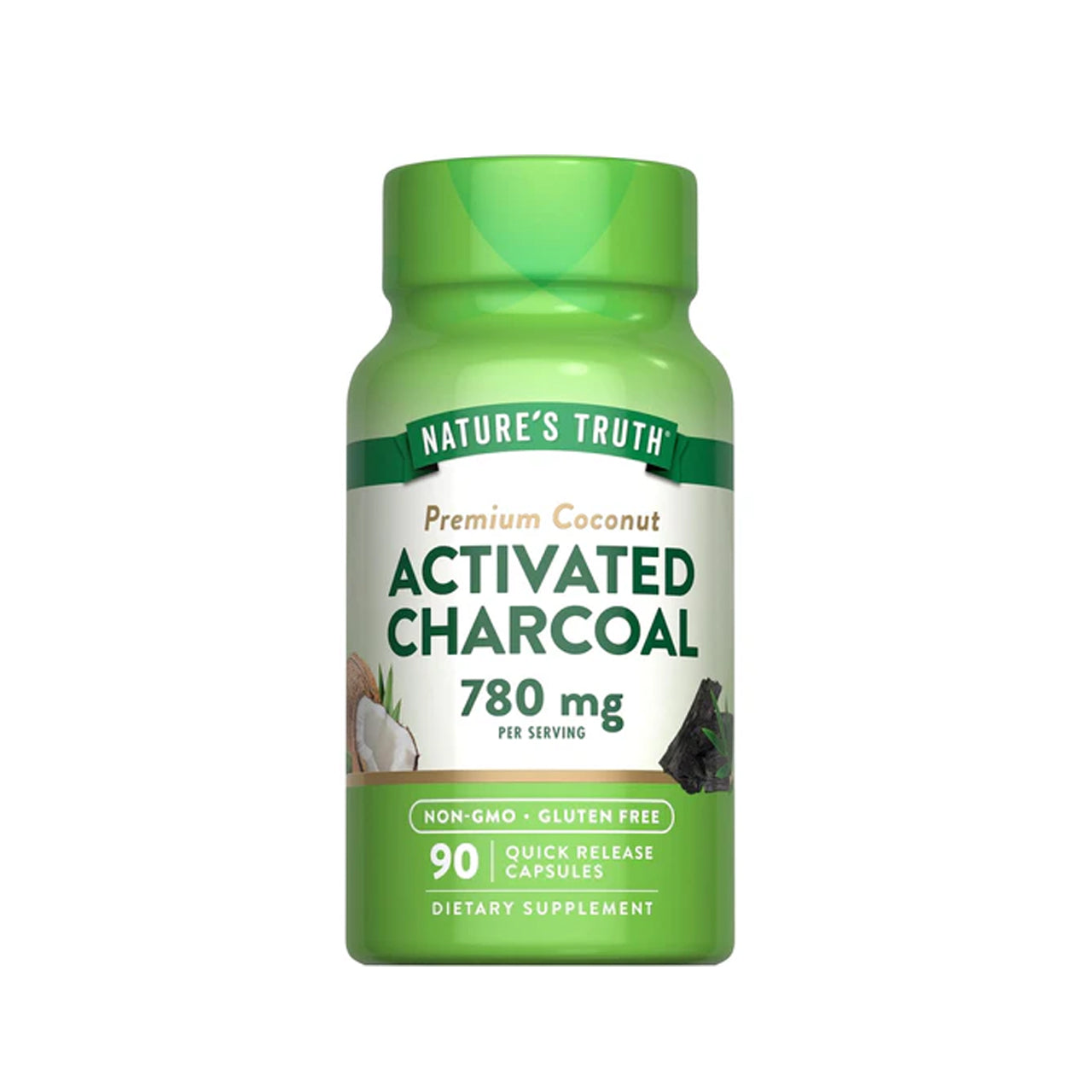 Activated Charcoal 780 Mg 90 Capsules