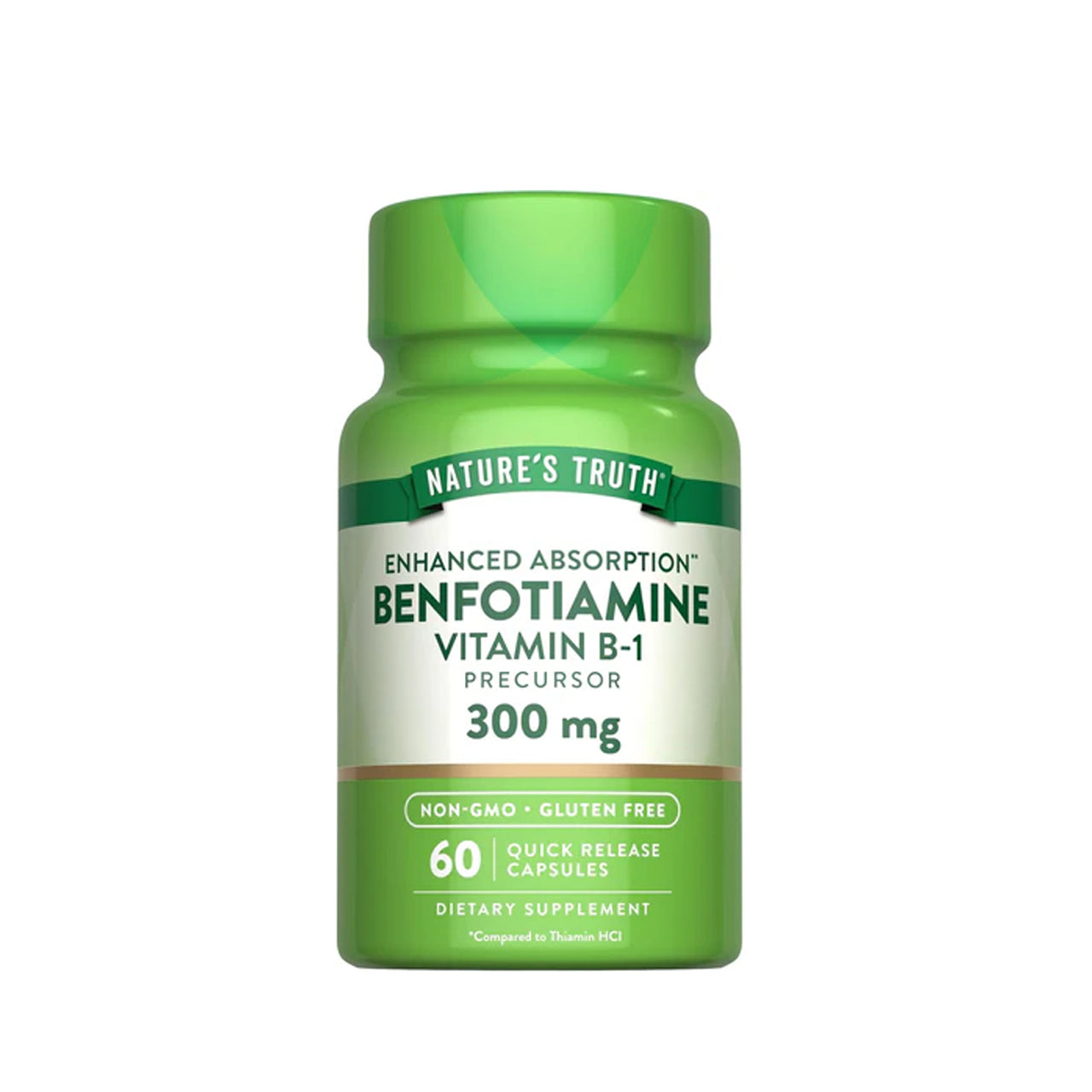 Benfotiamine Vitamin B-1 300 Mg 60 Capsules