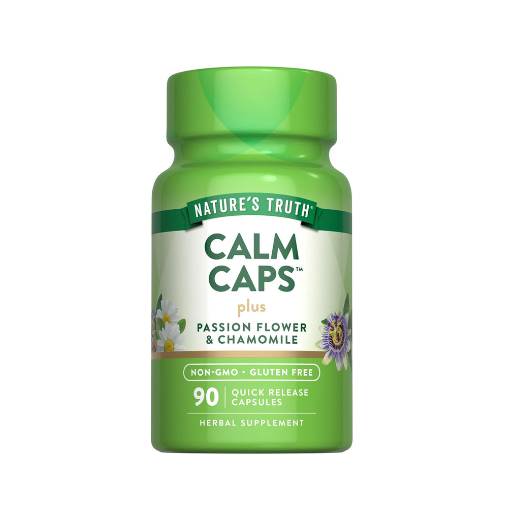 Calm Caps Plus Passion Flower & Chamomile 90 Capsules