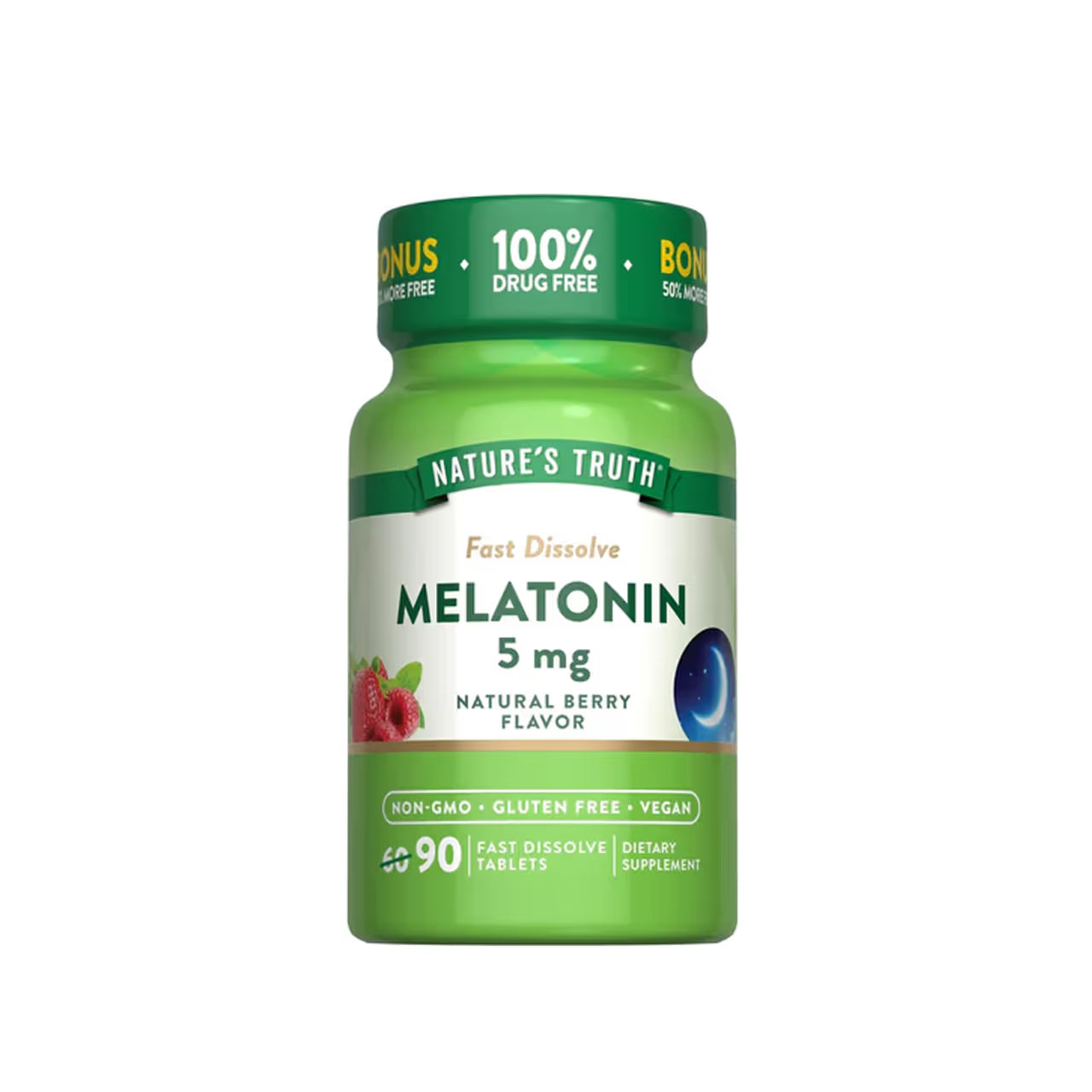 Fast Dissolve Melatonin 12 mg 120 Tablets