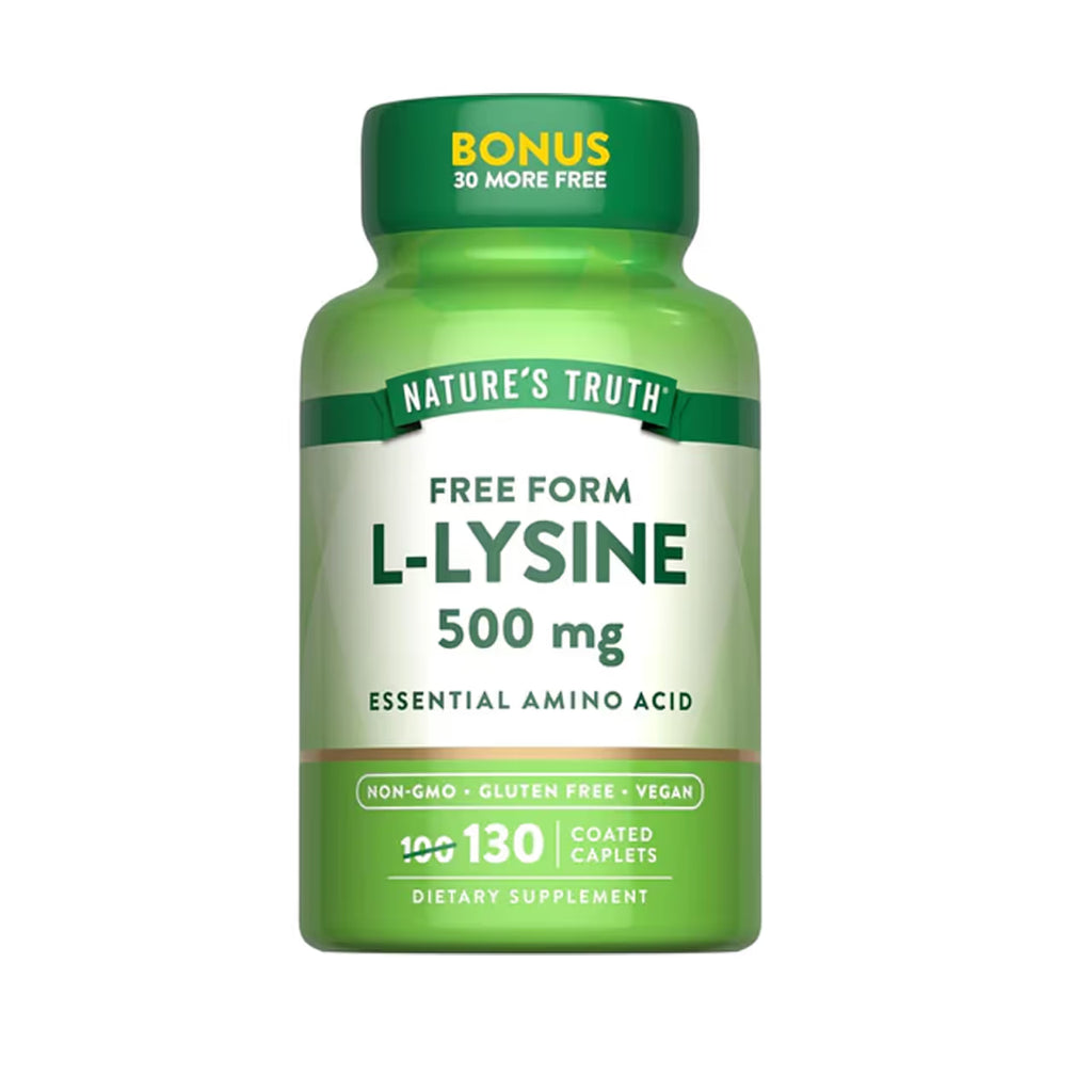 L-Lysine 1000 mg 100 Coated Caplets