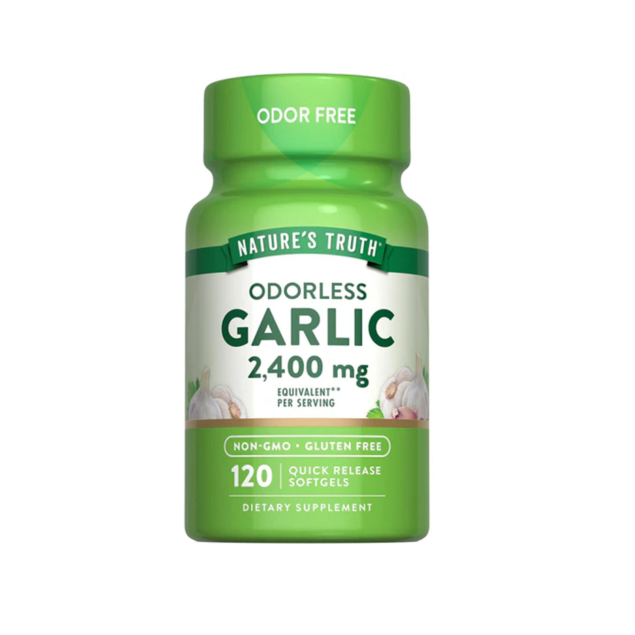 Odorless Garlic 2400 mg 120 SOFTGELS