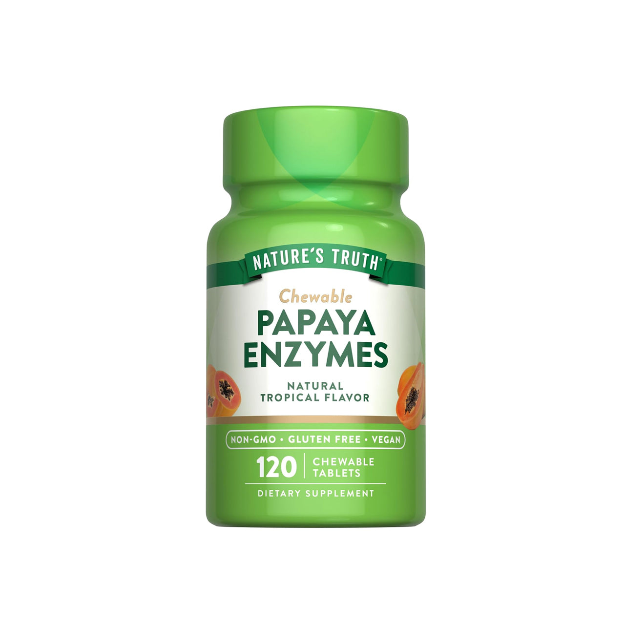 Papaya Enzymes 120 Chewable Tablets