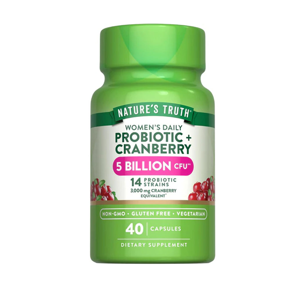 Women’s Probiotic + Cranberry 5 BILLION CFU 40 Capsules