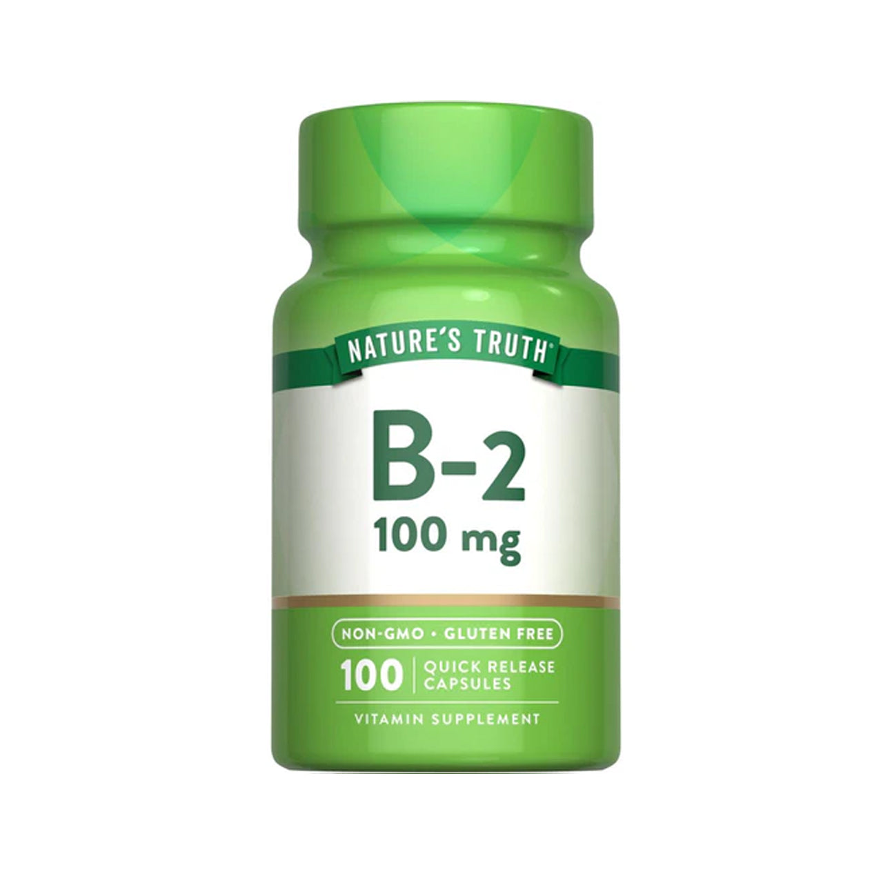 Vitamin B-2 100 mg 100 Capsules