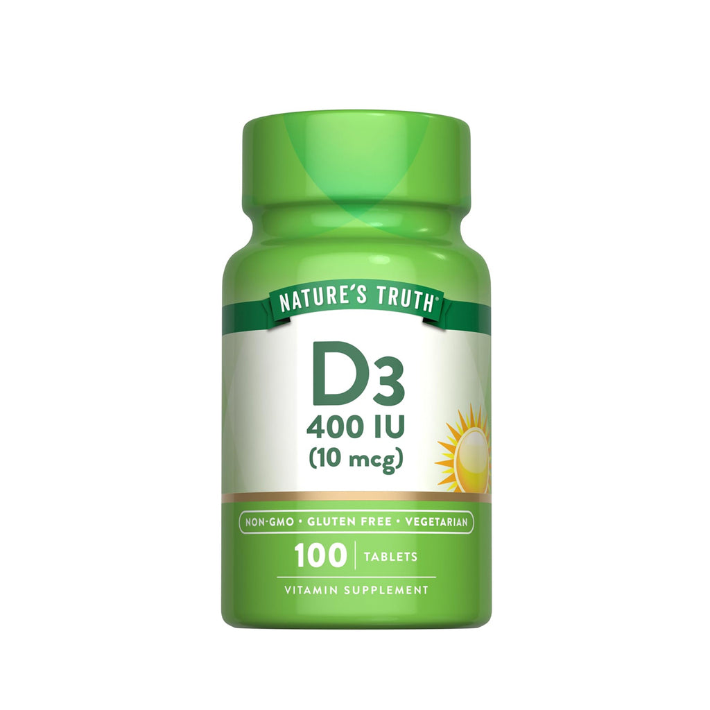 Vitamin D3 400 IU 100 Tablets