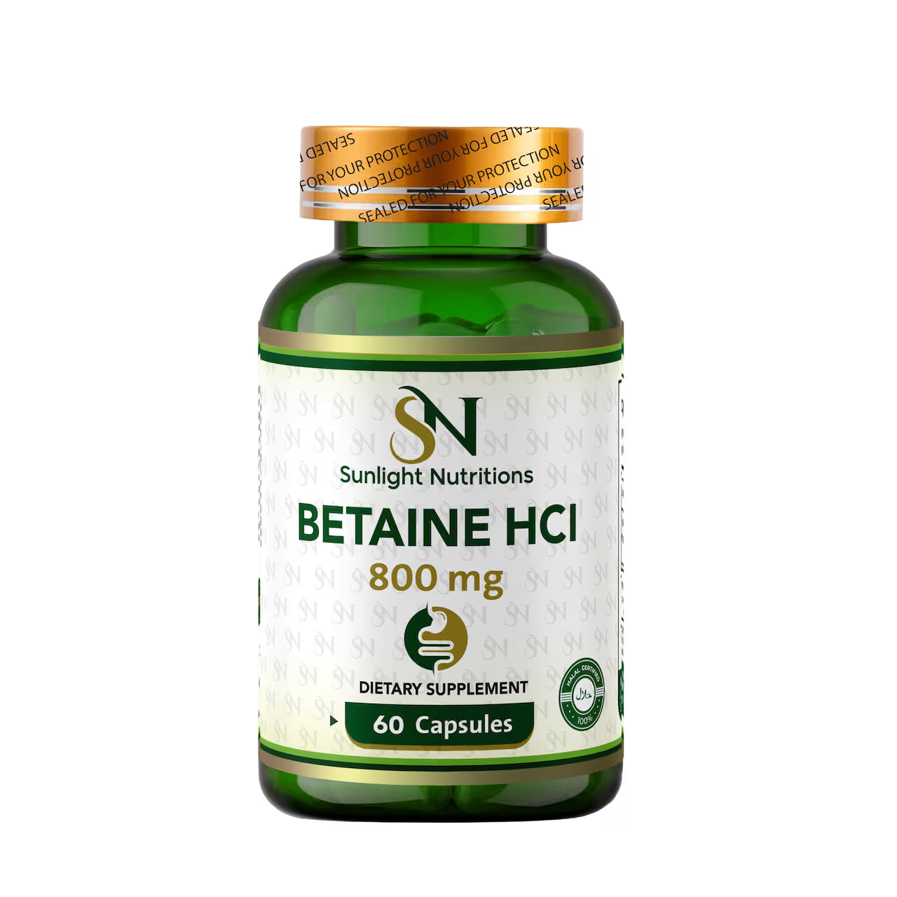 Betaine HCI 800 mg 60 Capsules