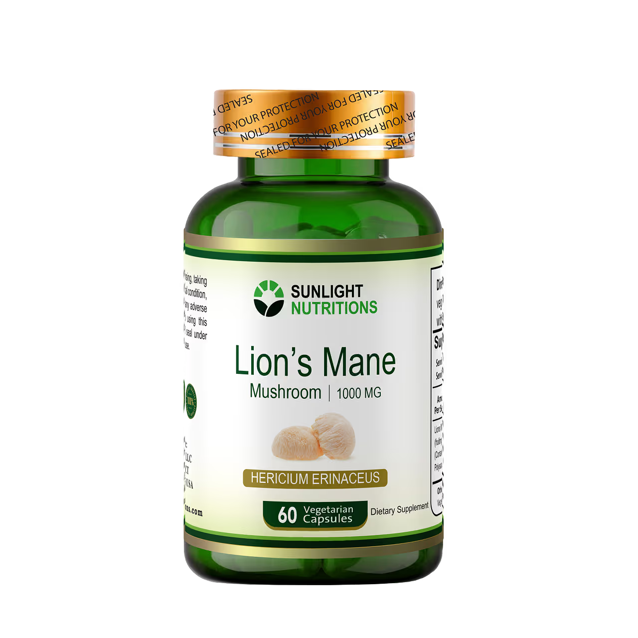 Lion's Mane 1000 mg 60 Capsules