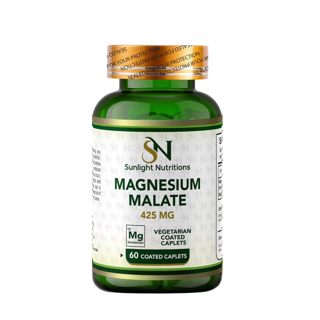 Magnesium Malate 425 mg 60 Coated Caplets