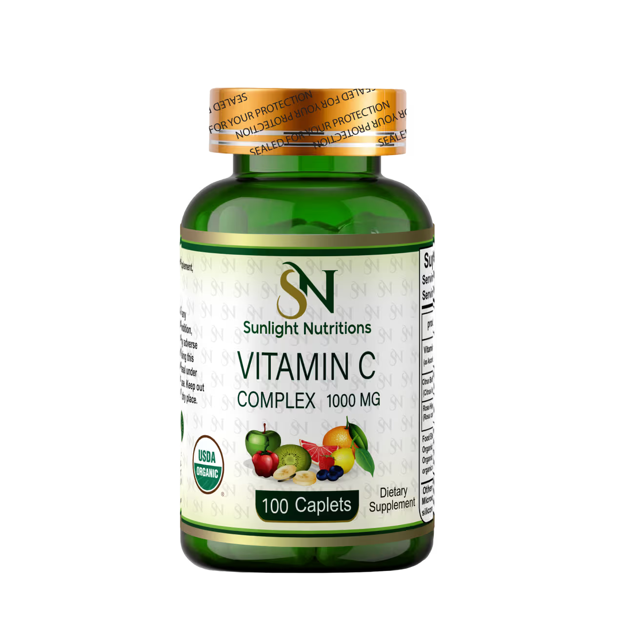 Vitamin C Complex 1000 mg 100 Caplets