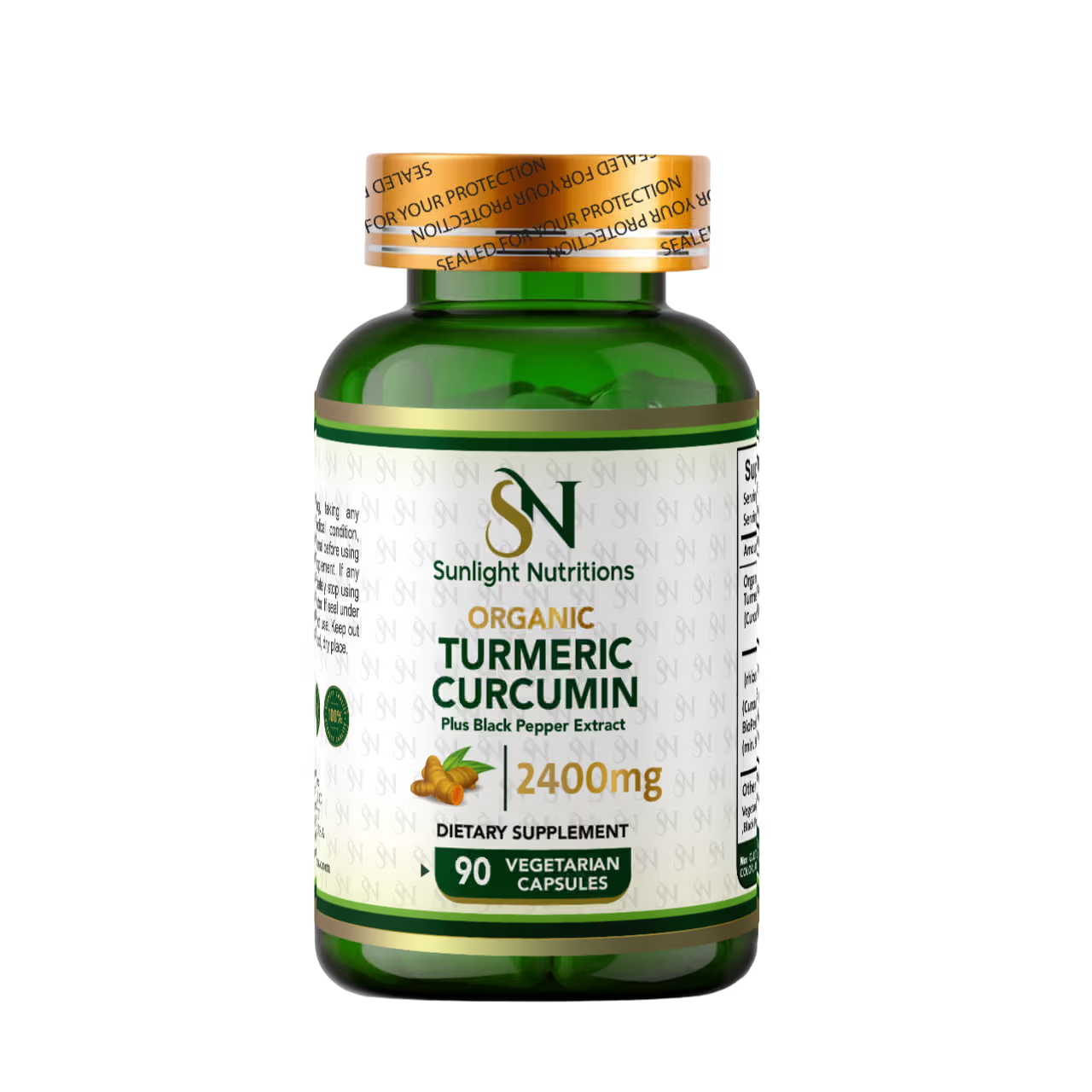 Turmeric Curcumin 2400 mg 90 Capsules