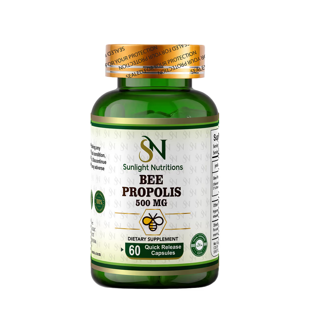 Bee Propolis 500 mg 60 Capsules