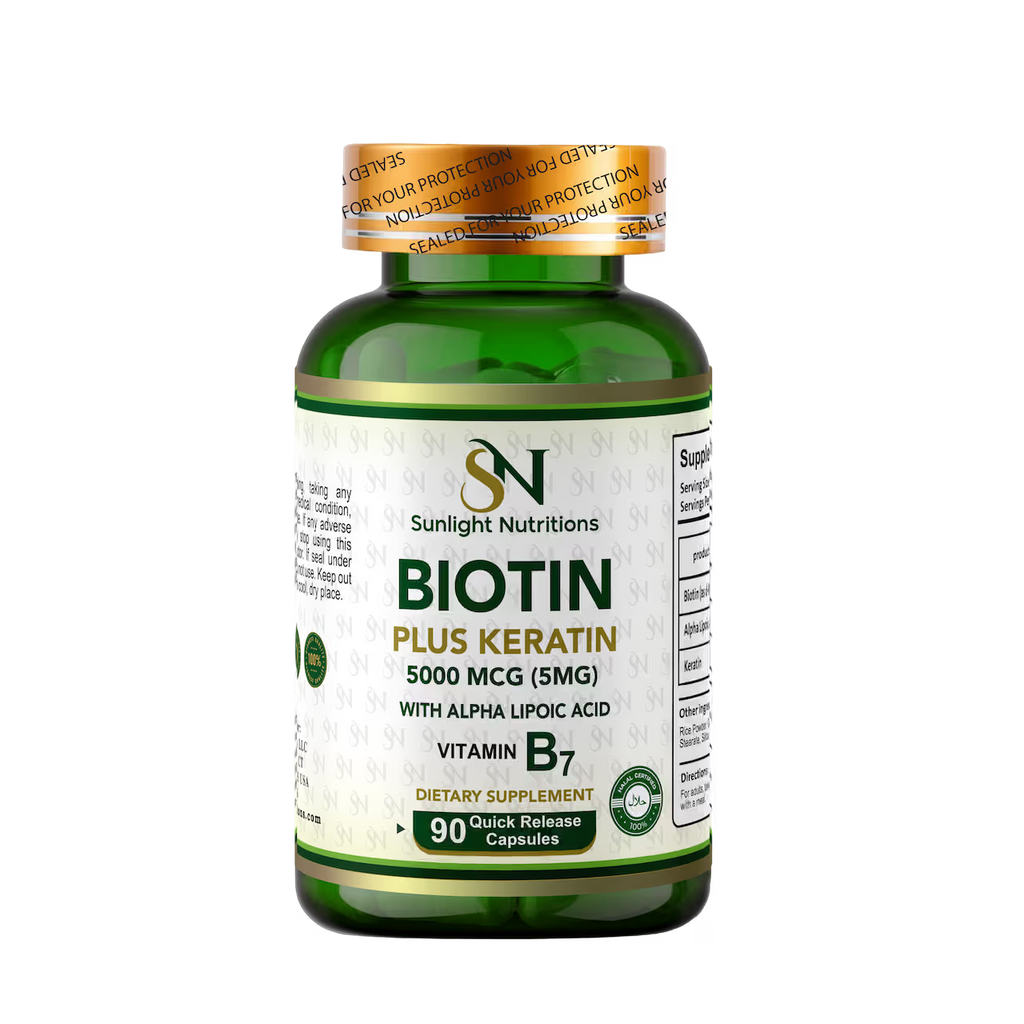 Biotin 5000 MCG 90 Capsules