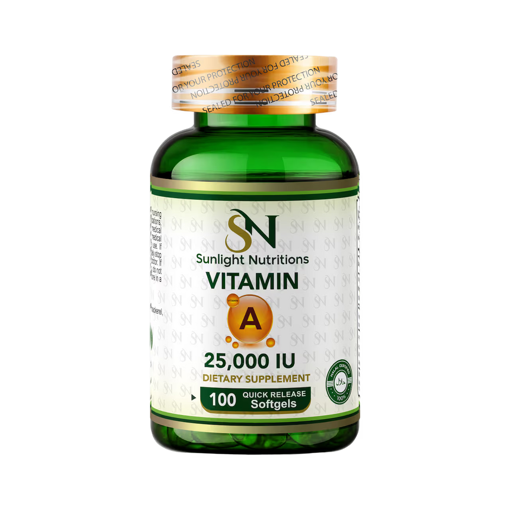 Vitamin A 25,000 IU 100 Softgels