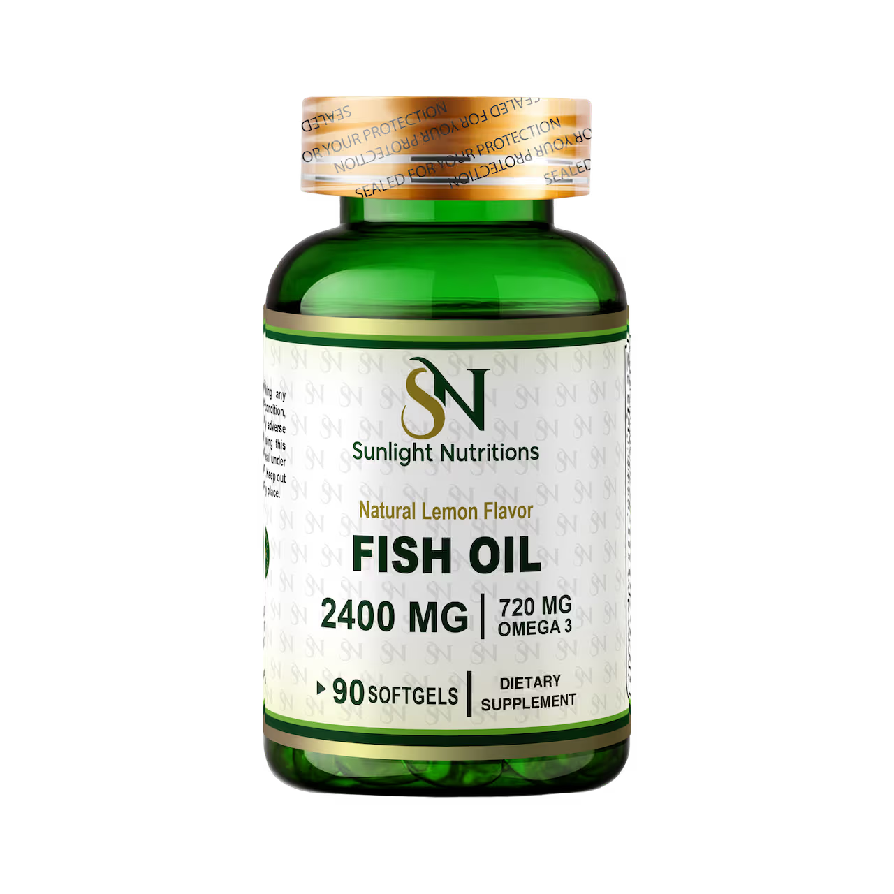 Fish Oil 2400 mg 90 SOFTGELS