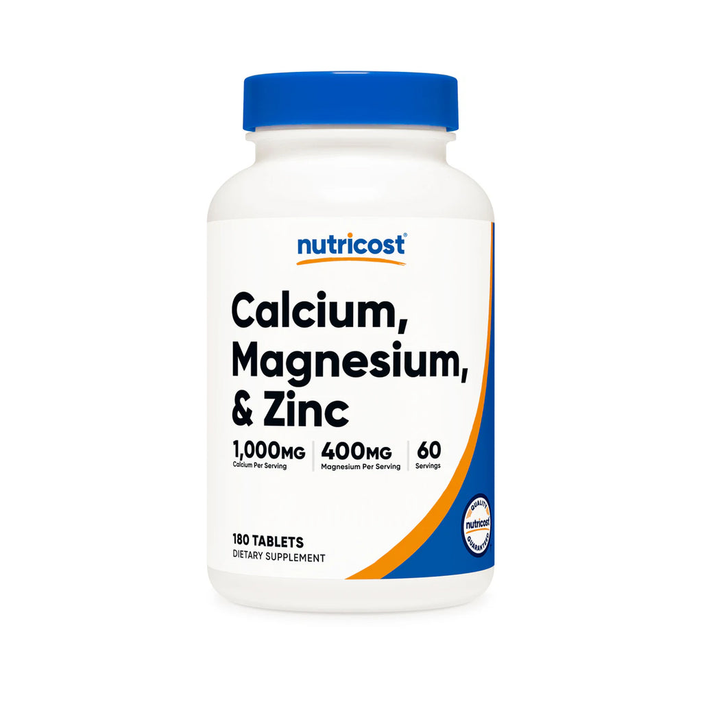 Calcium, Magnesium, & Zinc 1000 mg 400 mg 60 180 Tablets