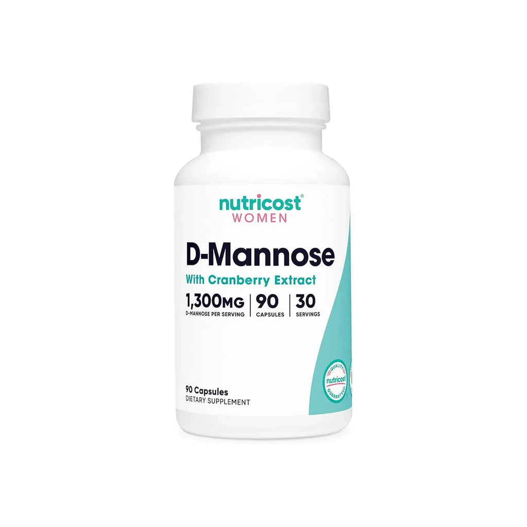 D-Mannose with Cranberry for Women 1300 mg 90 Capsules
