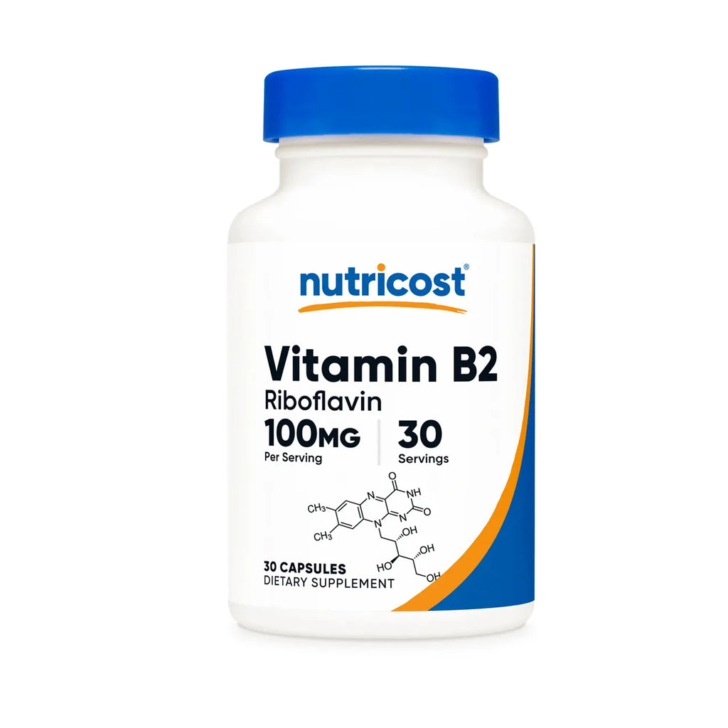 Vitamin B2 (Riboflavin) 30 Capsules