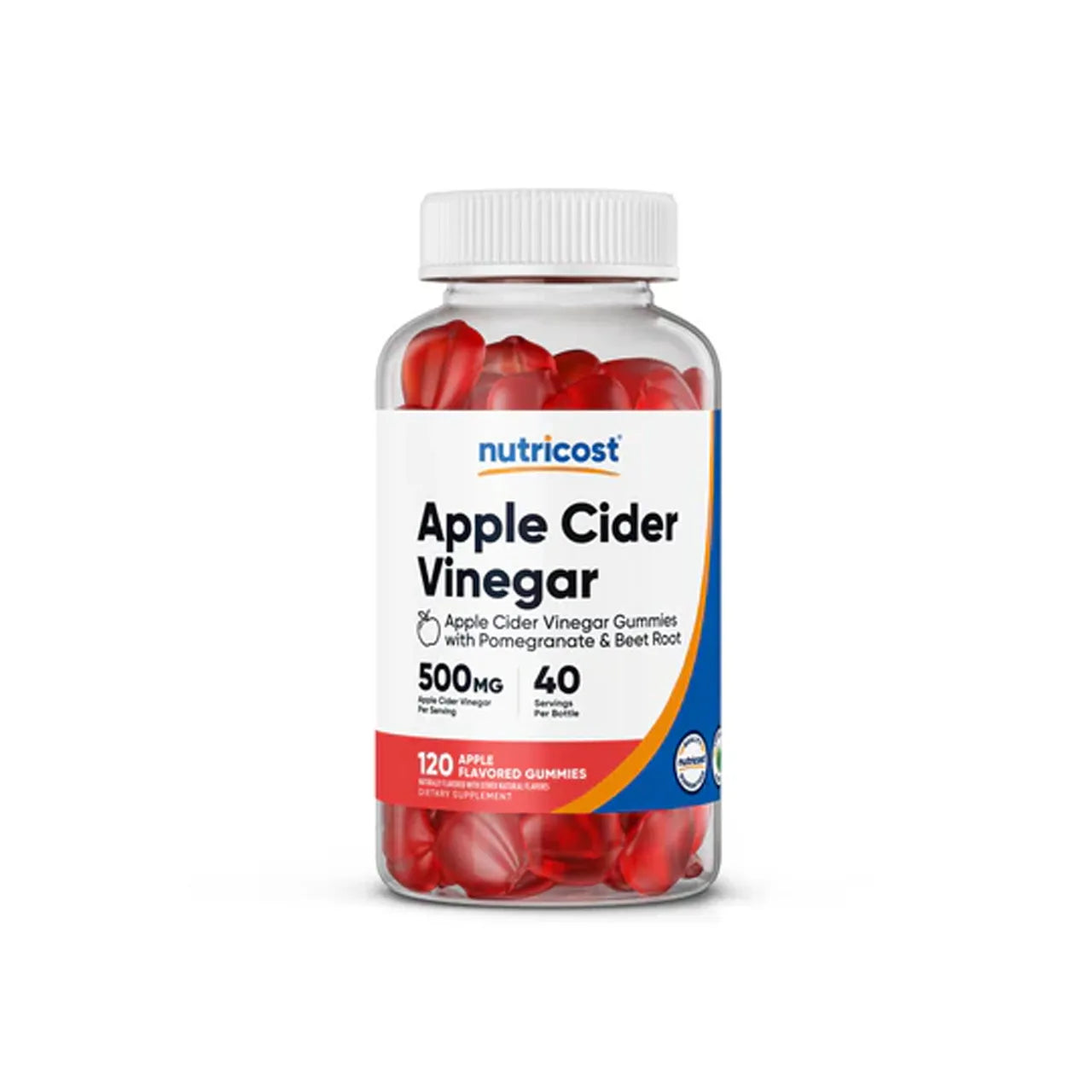 Apple Cider Vinegar Gummies 500 mg 120 gummies