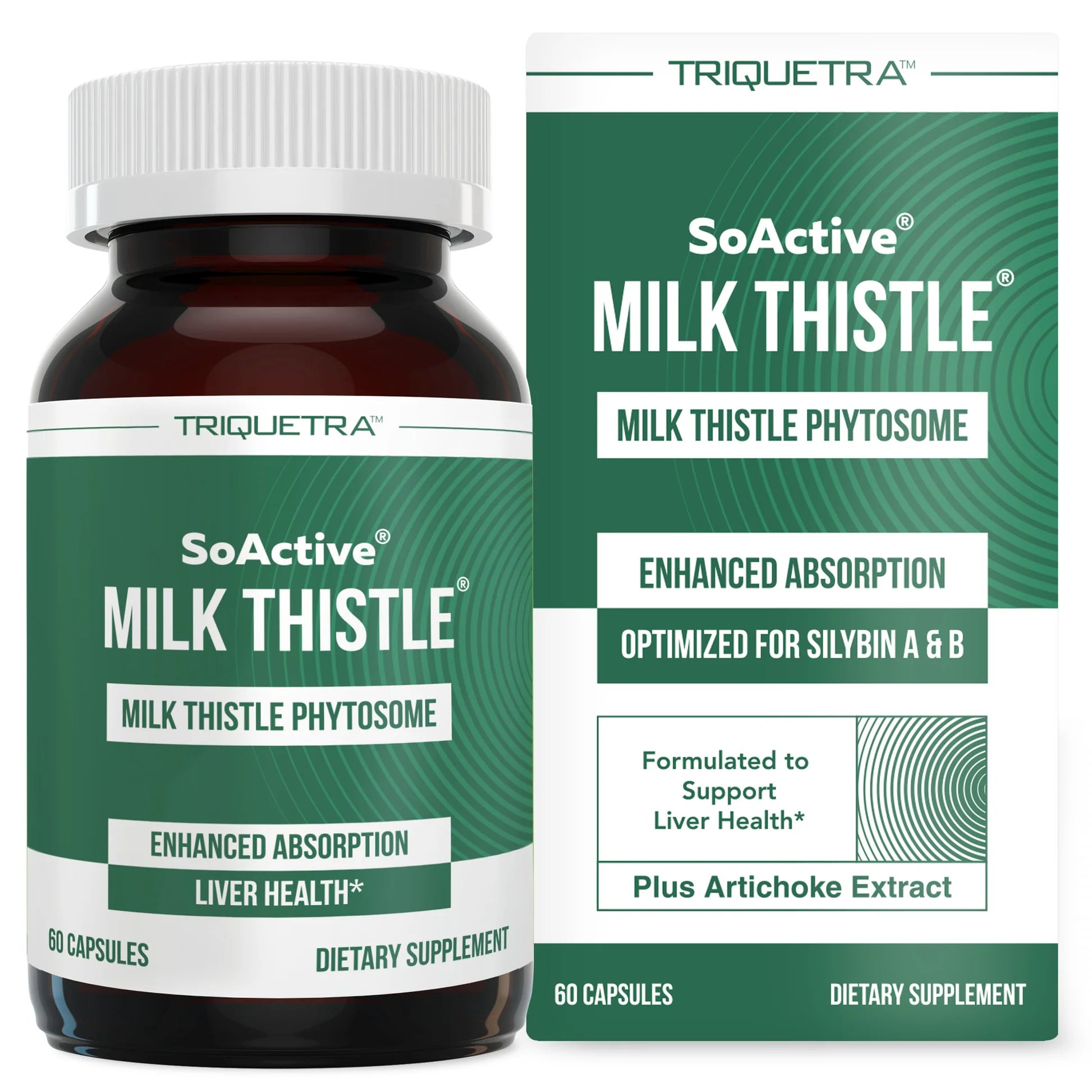 Milk Thistle Plus Artichoke Extract (180 mg+ 320 mg) 60 Capsules