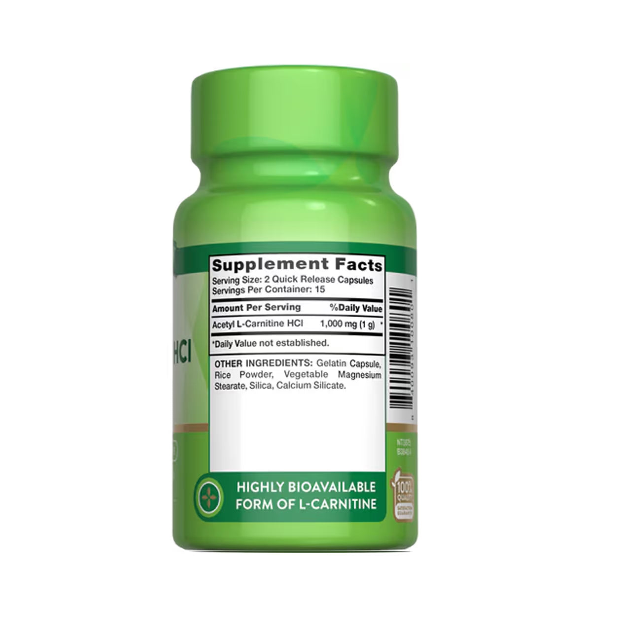 Acetyl L-Carnitine HCI 1000 Mg 30 Capsules
