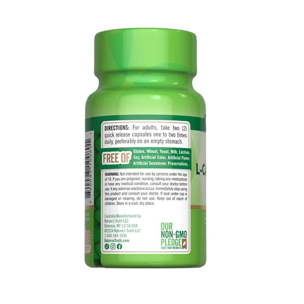 Acetyl L-Carnitine HCI 1000 Mg 30 Capsules