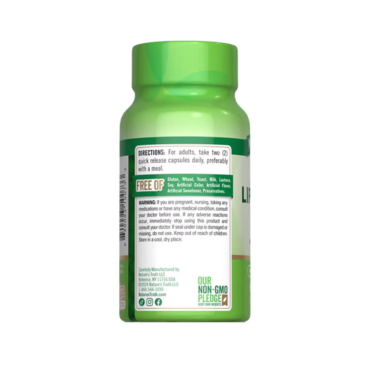 Alpha Lipoic Acid 600 Mg 60 Capsules