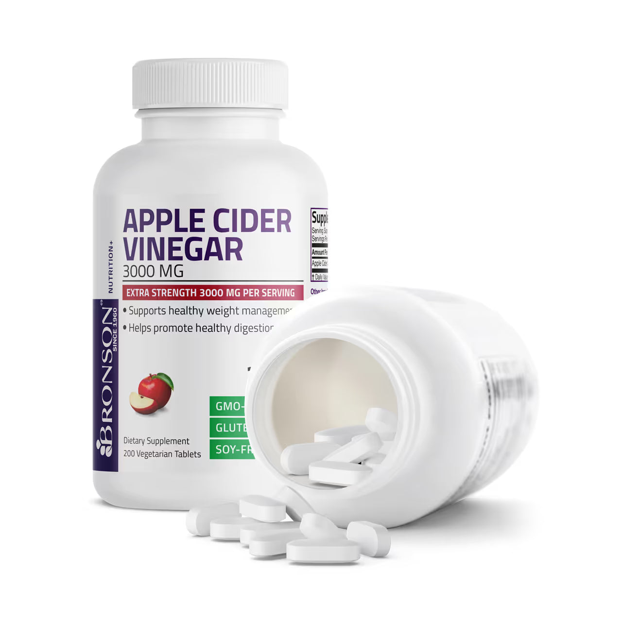 Apple Cider Vinegar 3000 Mg 200 Capsules