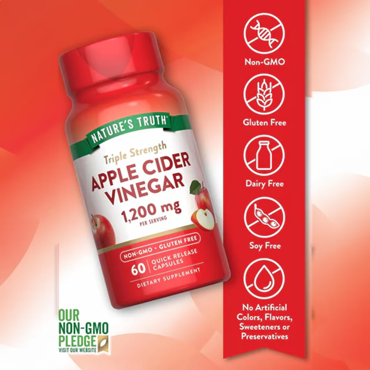 Apple Cider Vinegar 1200 mg
