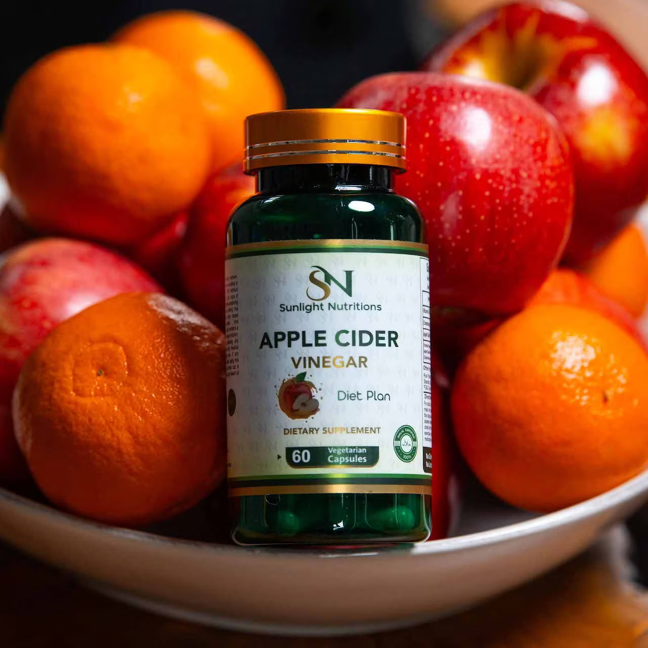 Apple Cider Vinegar 850 mg 60 Capsules