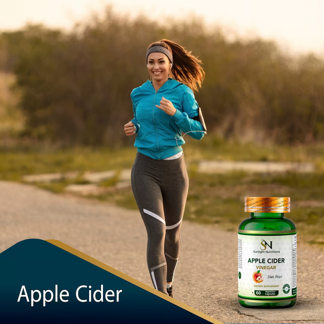 Apple Cider Vinegar 850 mg 60 Capsules