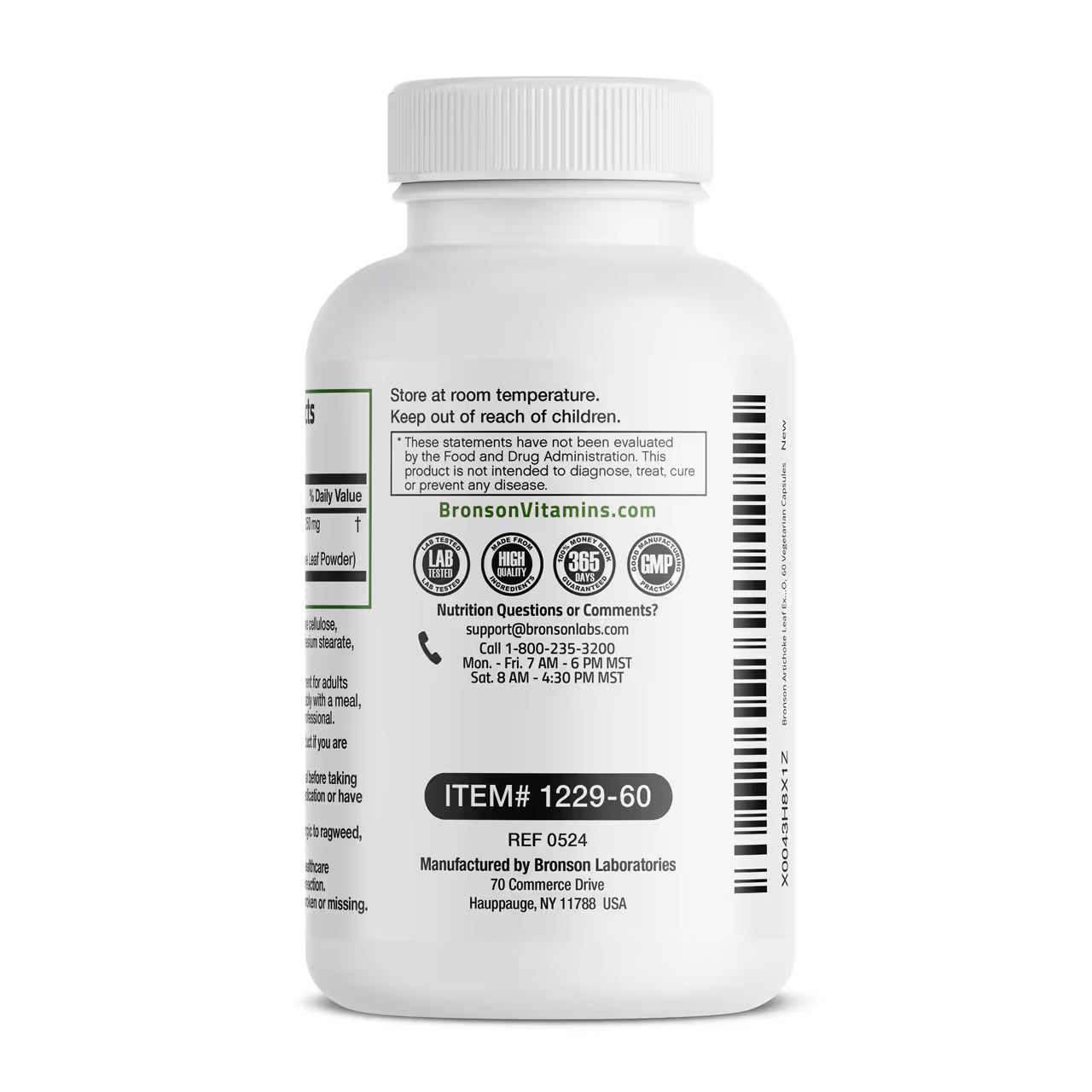 Artichoke Leaf 1000 Mg 120 Capsules