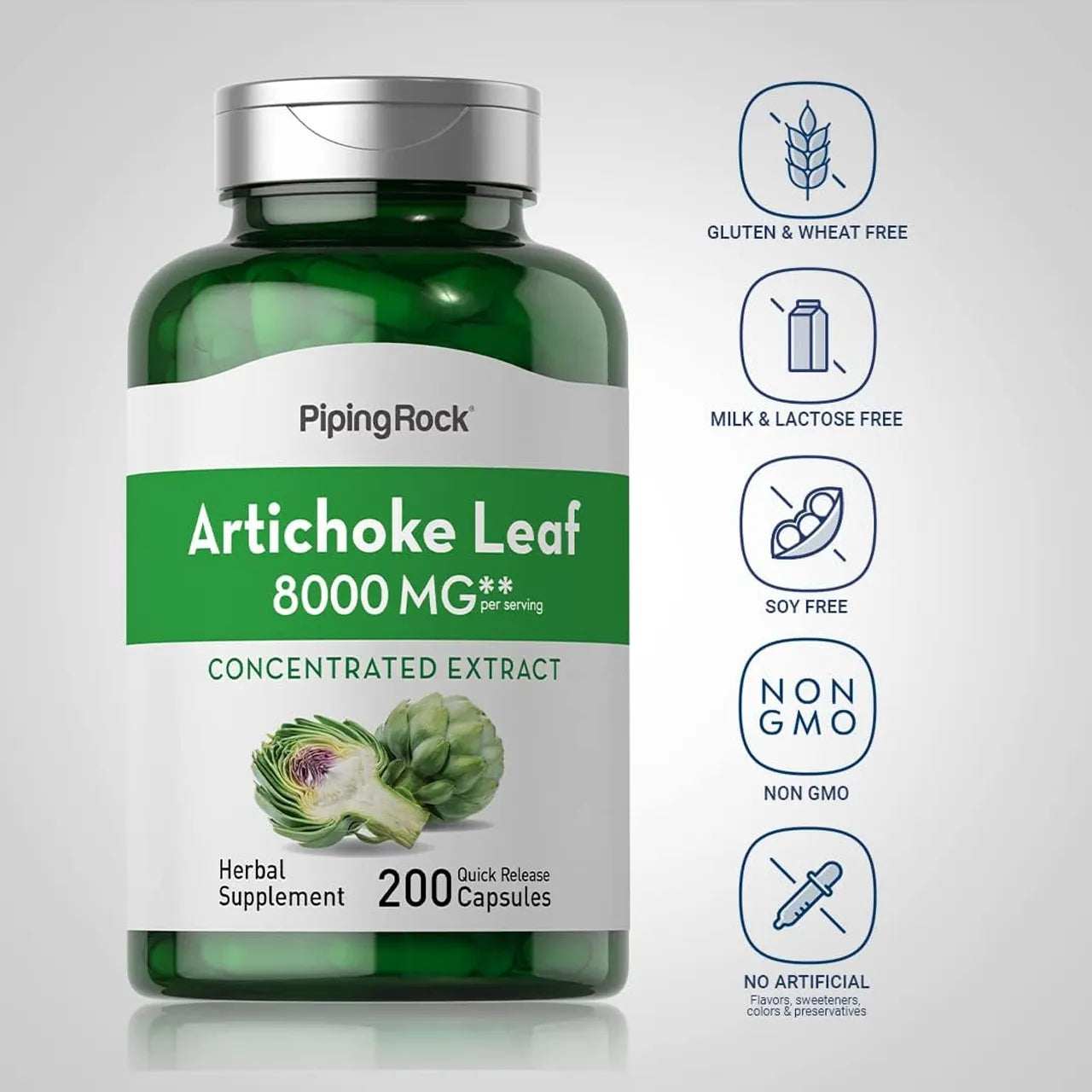 Artichoke Leaf 8000 mg 200 Capsules