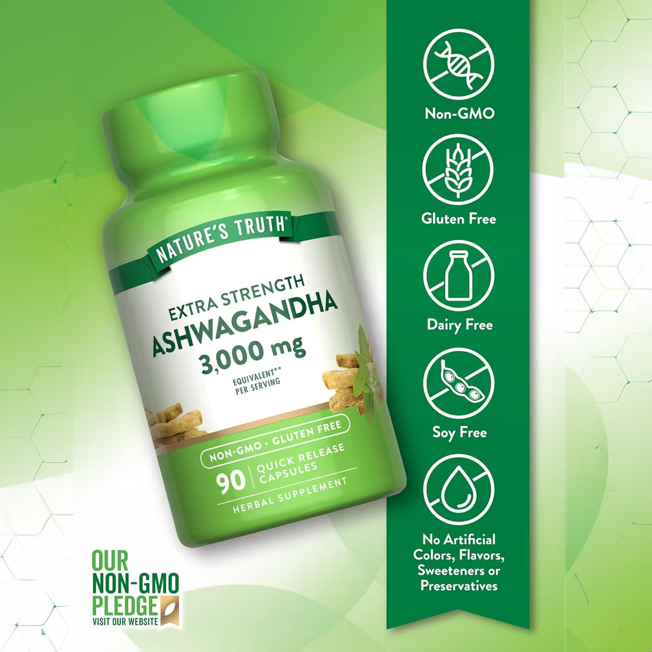 Ashwagandha 3000 mg 90 Capsules