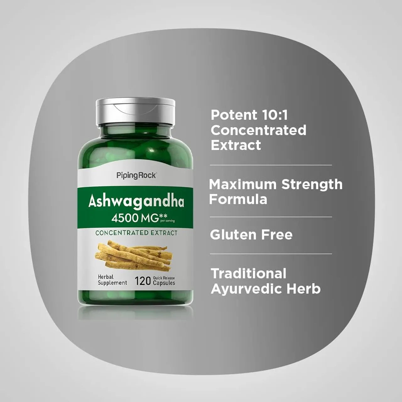 Ashwagandha 4500 mg 120 Capsules