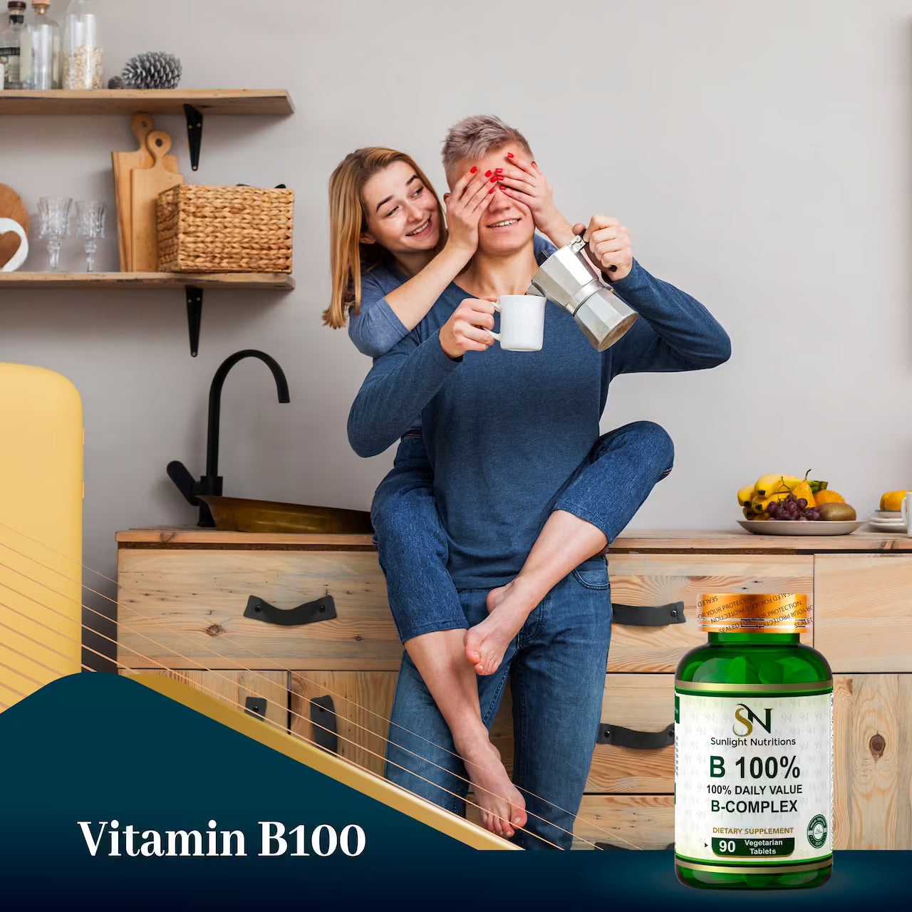 B 100% 90 Tablets