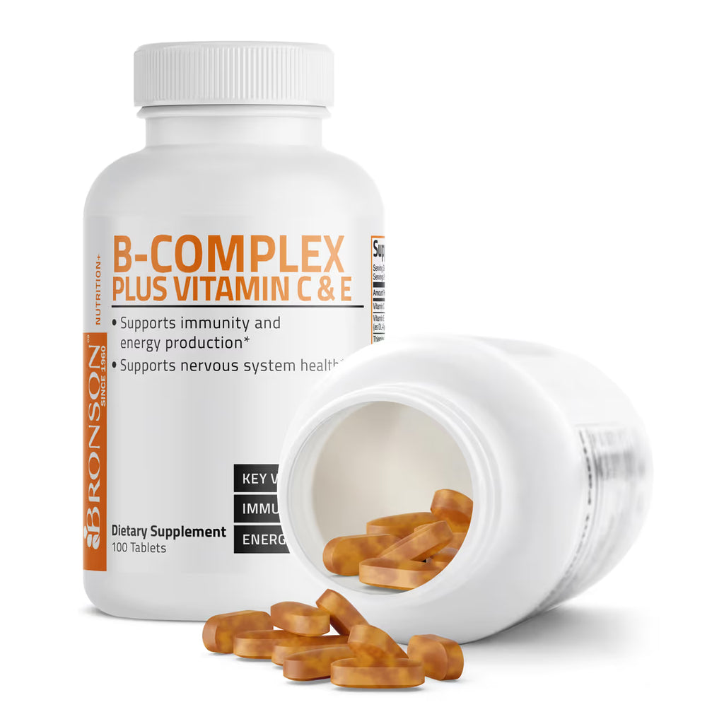 B-Complex Plus Vitamin C & E 100 Capsules