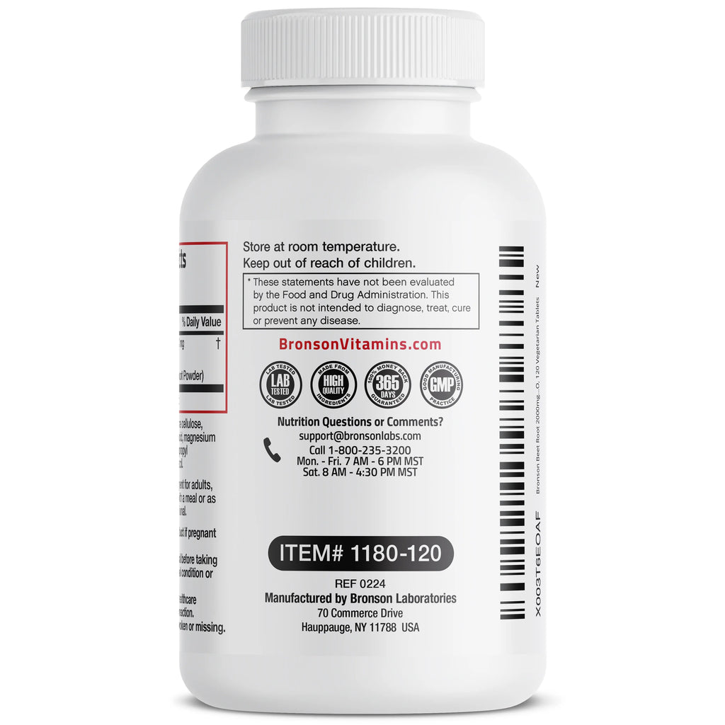 Beet Root Extra Strength - 2,000 mg, 90 Count