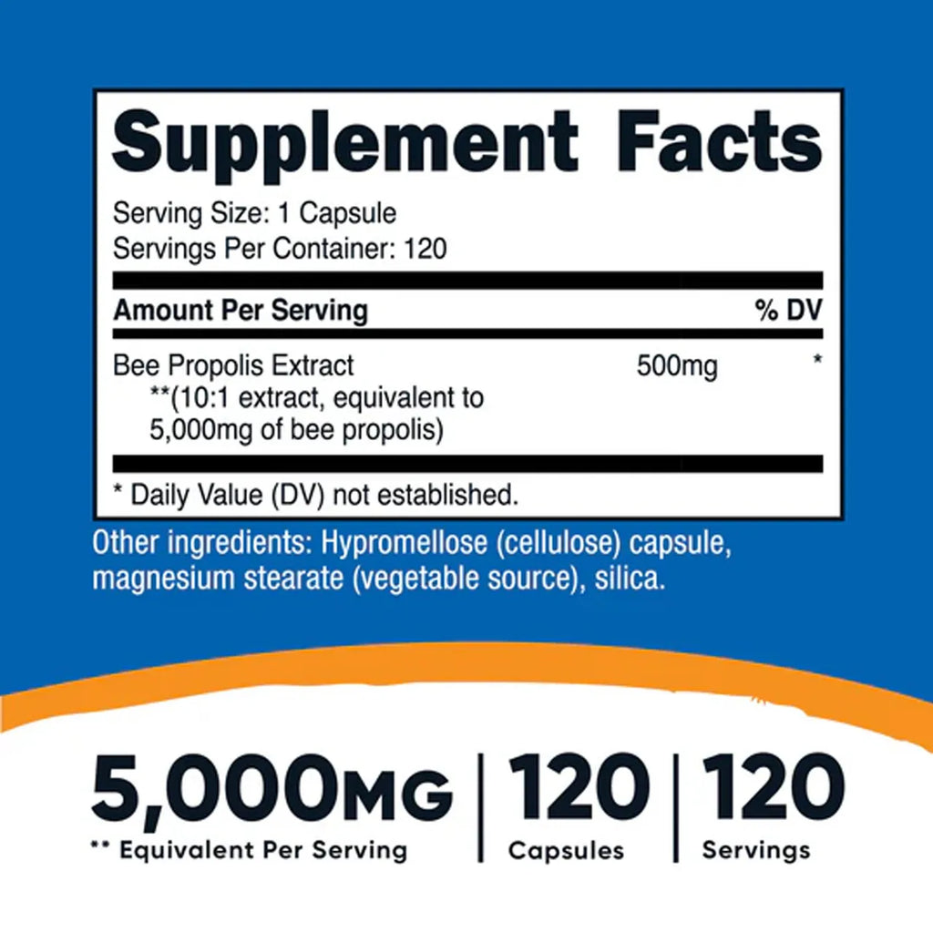 Bee Propolis 5000 mg 120 Capsules