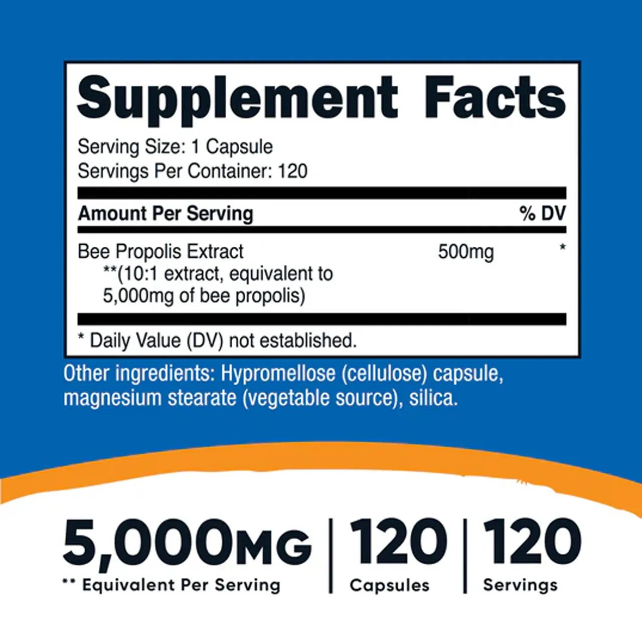 Bee Propolis 5000 mg 120 Capsules