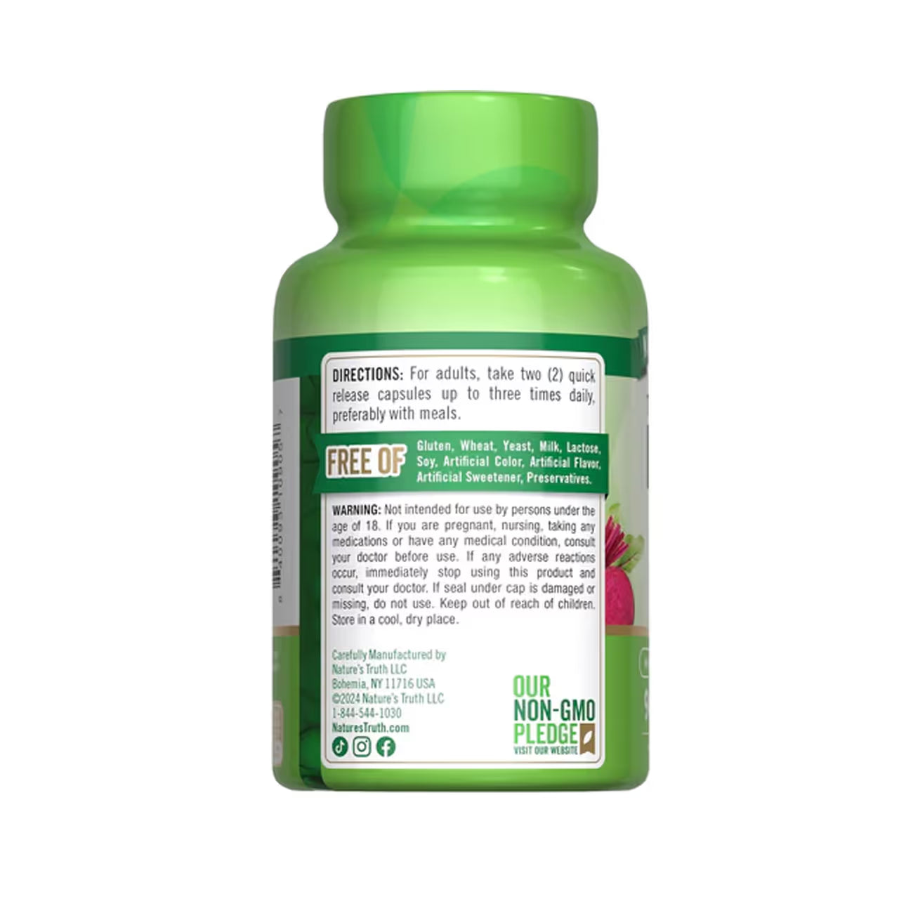 Beet Root 1000 Mg 90 Capsules
