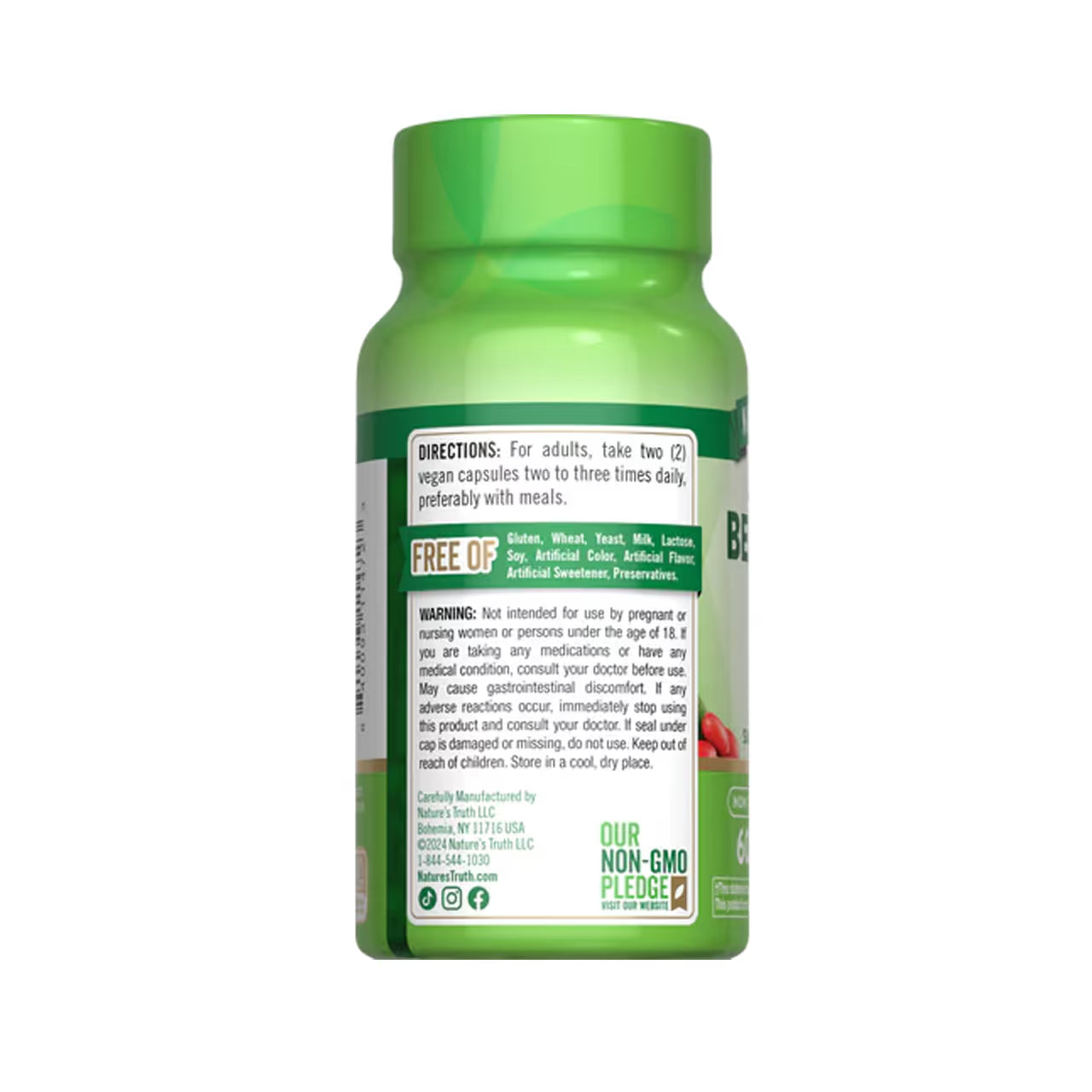 Berberine HCI 500 Mg 60 Capsules