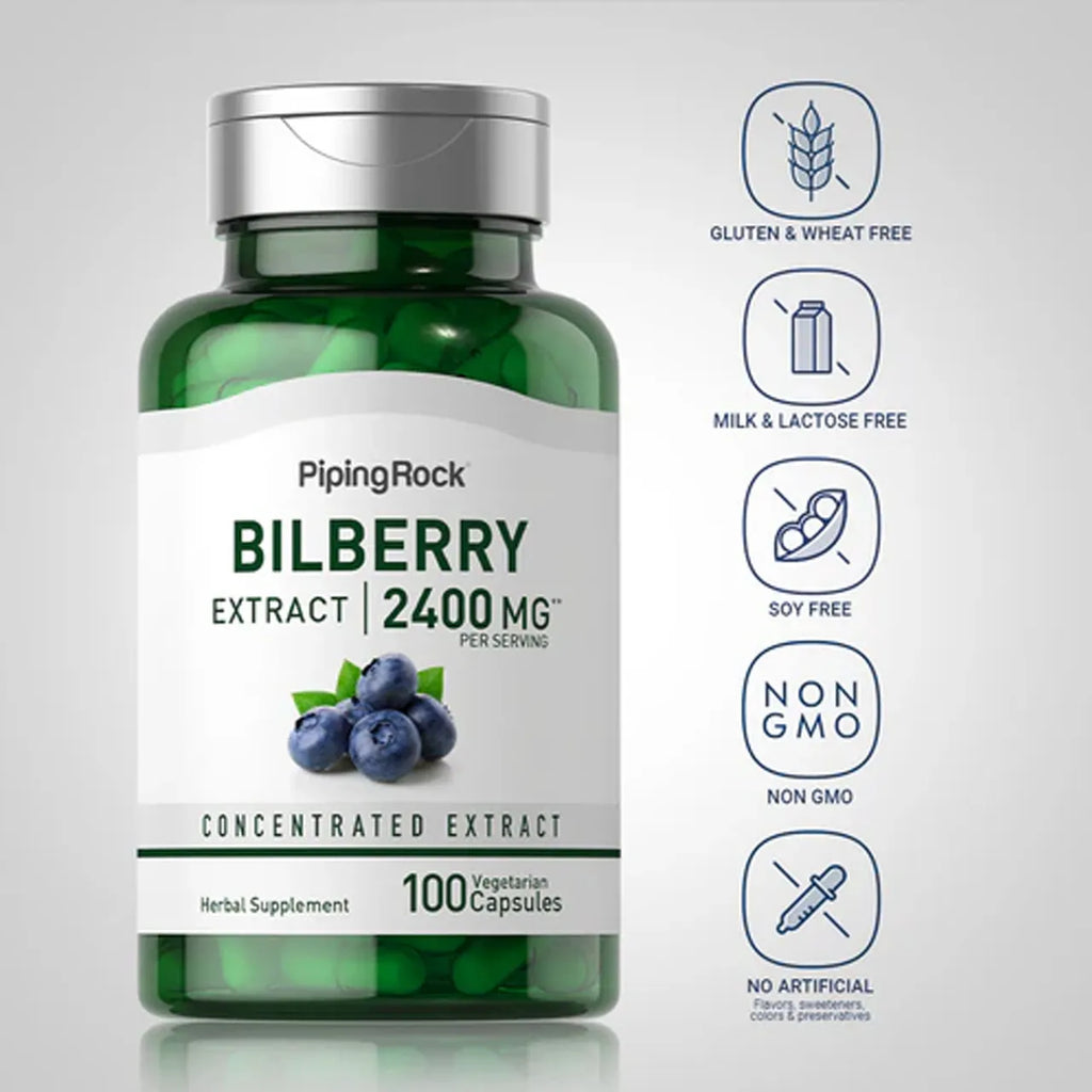 Bilberry Extract 2400 Mg 200 Capsules