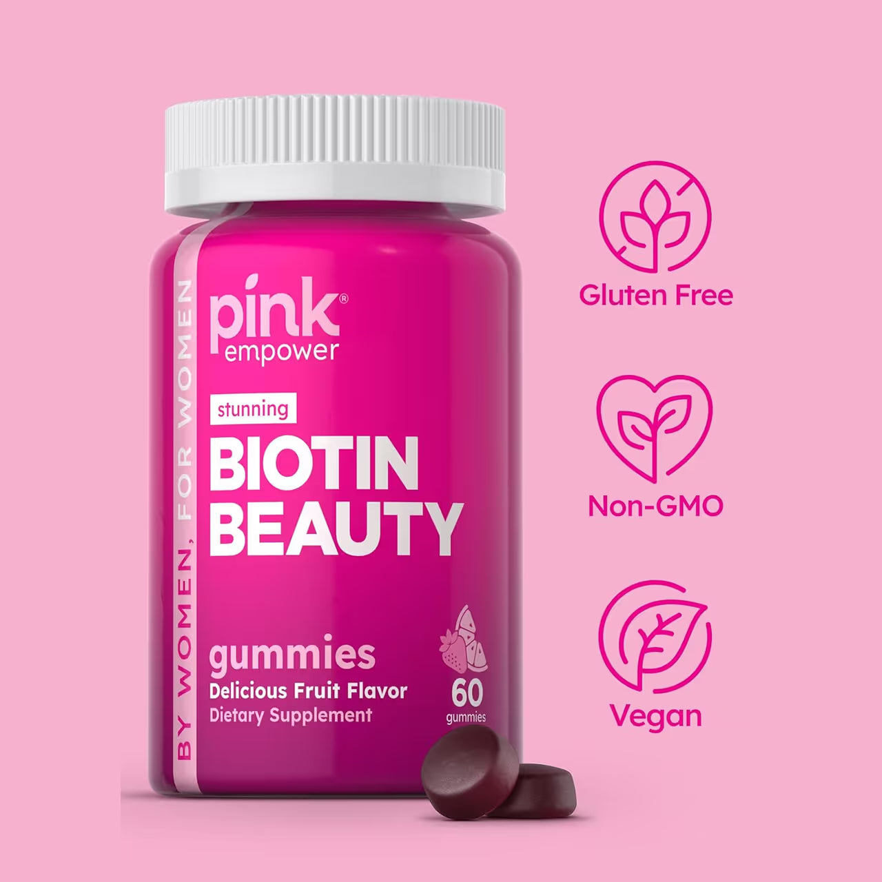 Biotin Beauty 2500 mcg 60 Gummies