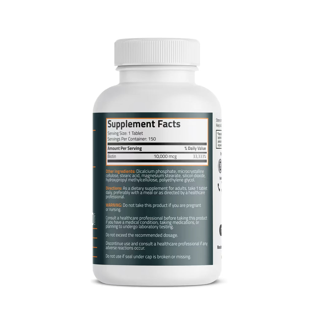 Biotin 10000 MCG 150 Capsules