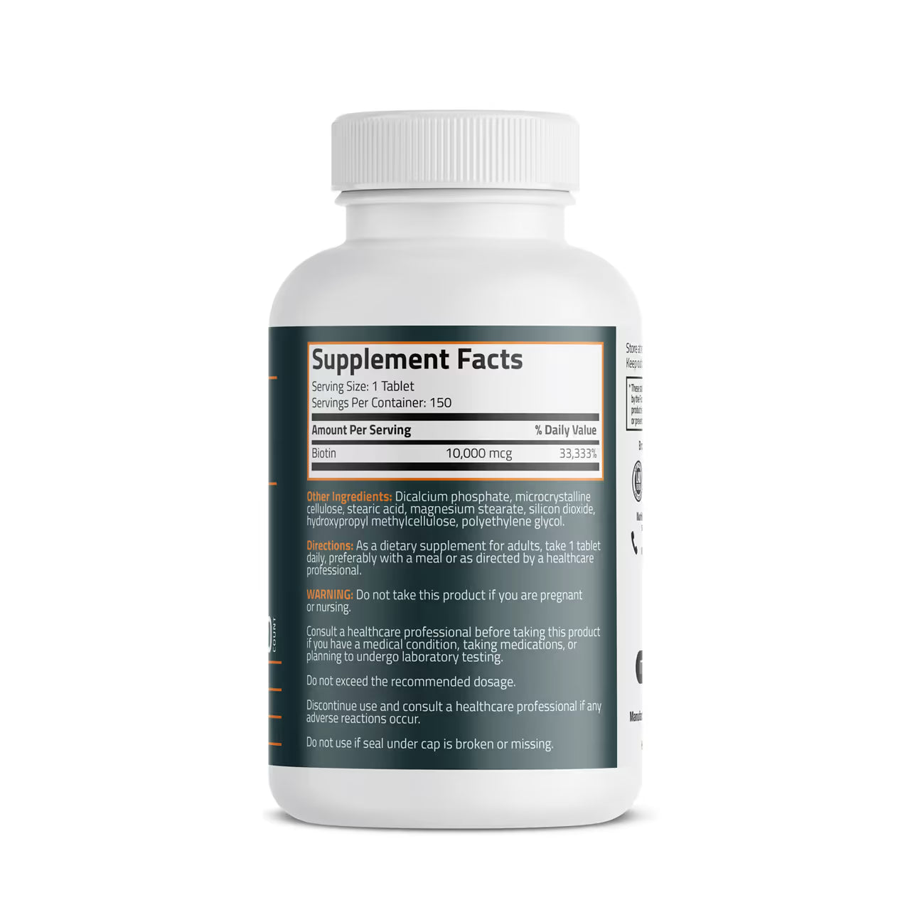 Biotin 10000 MCG 150 Capsules