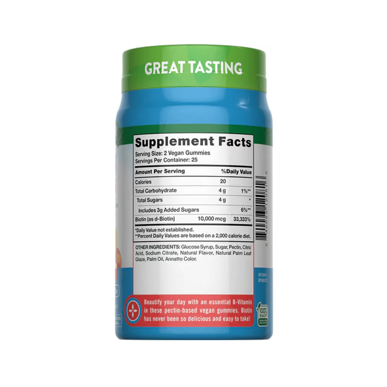 Biotin Gummies 10000 mcg 50 Gummies