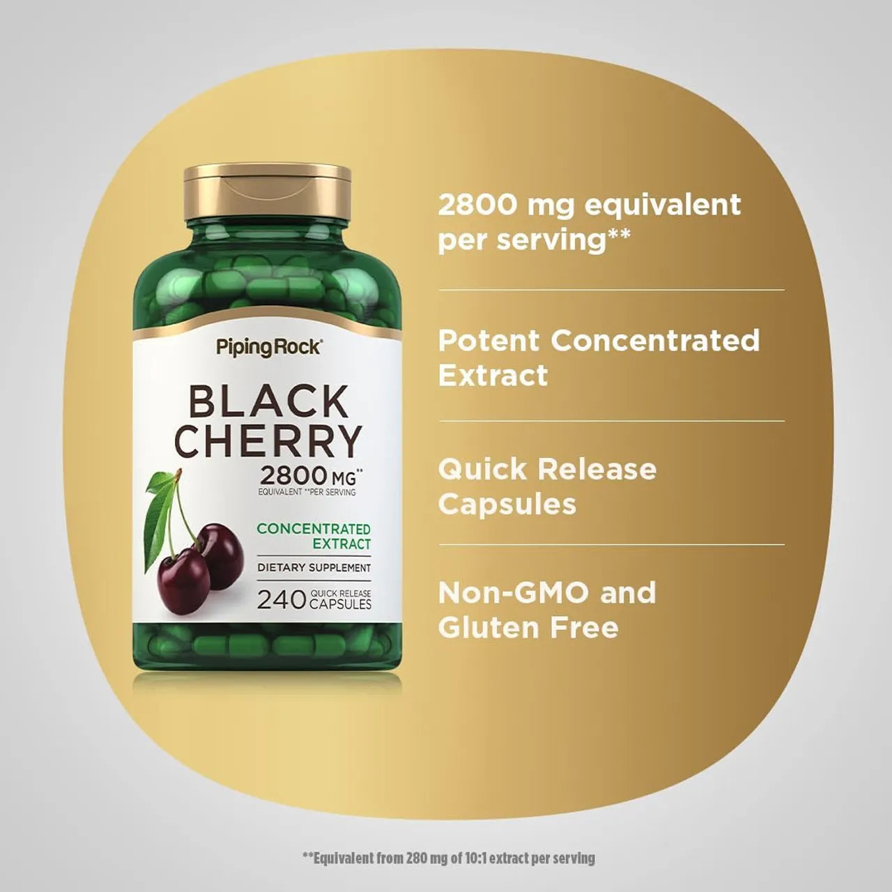 Black Cherry 2800 mg 240 Capsules